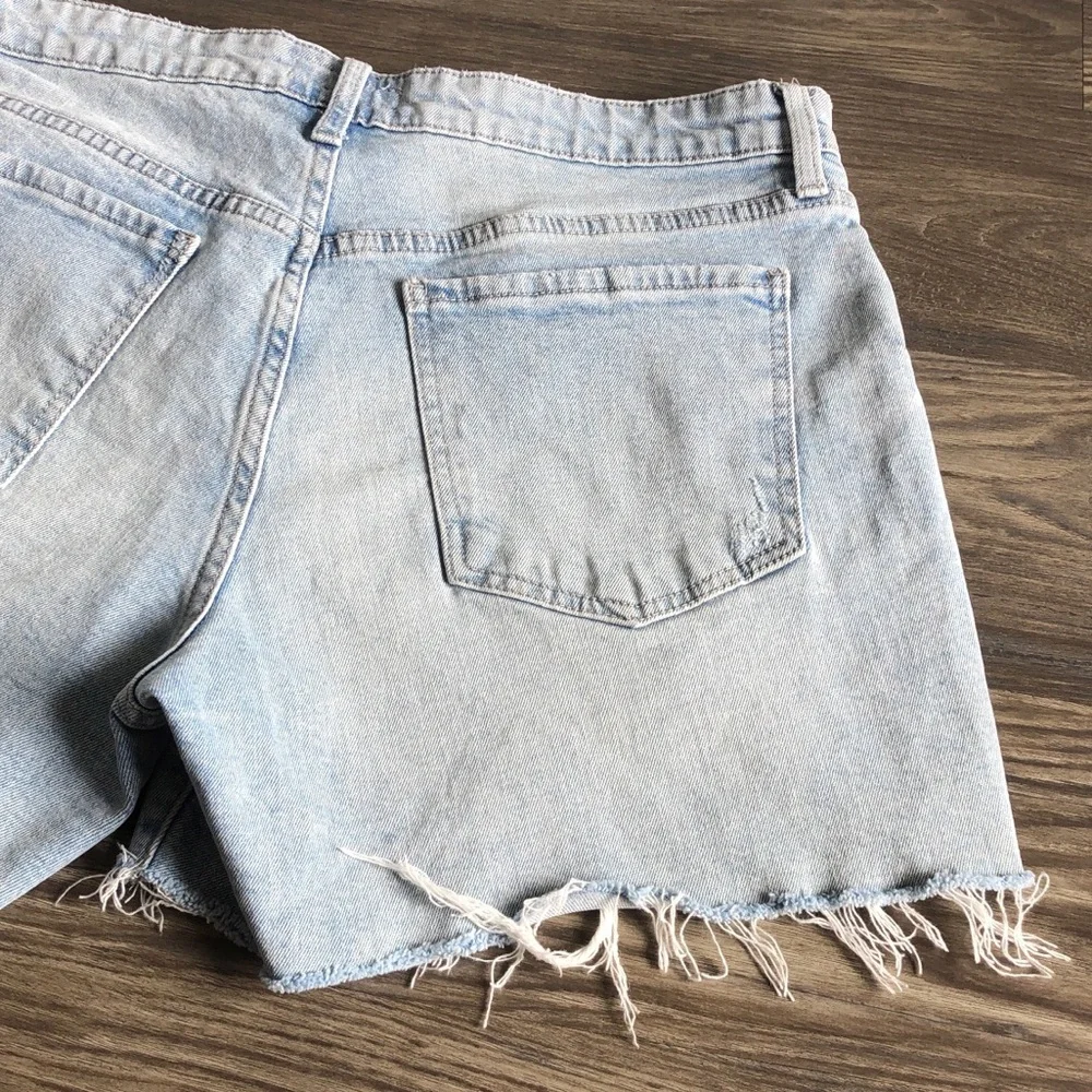 Kut From The Kloth Jane Long Short High Rise Cutoff Jean Denim Distressed 12